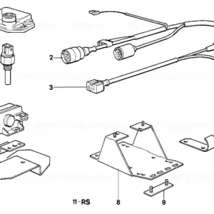 Temperature sending unit/warning contact - BMW Expediere rapidă