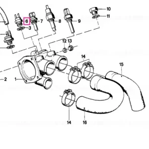 Comutator temperatură 115°C 115CEL - BMW Preț mic