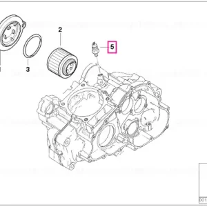 Transport gratuit Comutator presiune ulei M12X1,5 - BMW Motorrad