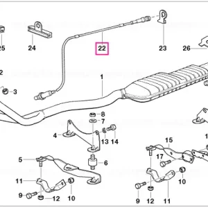 Senzor oxigen L=600MM - BMW Promoție