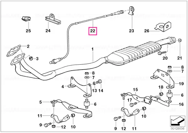 Senzor oxigen L=600MM - BMW Promoție