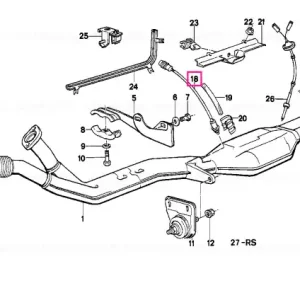 Senzor oxigen L=1600MM - BMW Ieftin