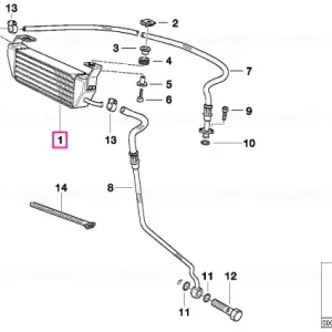 Doar azi Răcitor ulei - BMW Motorrad