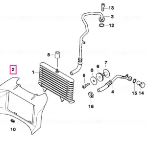 Cumpără online Conduct aer răcitor ulei - BMW Motorrad