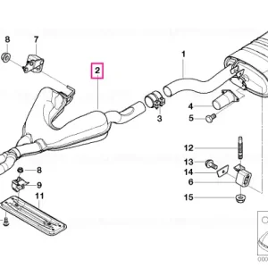 Amortizor central - BMW Popular