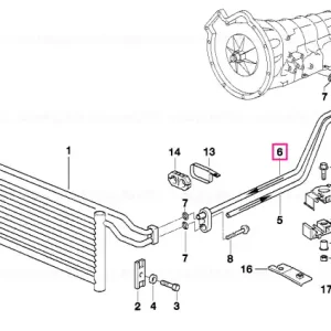 Conductă răcire ulei intrare A5S 560Z - BMW Ofertă exclusivă