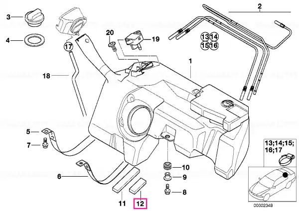 Cumpărături sigure Damping strips set - BMW