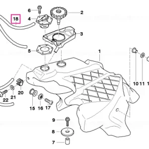 Furtun combustibil L=400 - BMW Motorrad Comandă acum