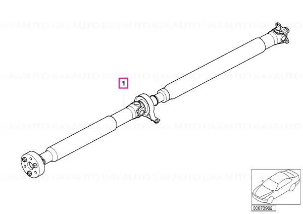 Cumpără acum Ansamblu arbore transmisie 6 trepte L=1469MM - BMW