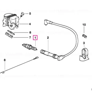 Bujie incandescență FR7 LDC - BMW Motorrad Preț redus