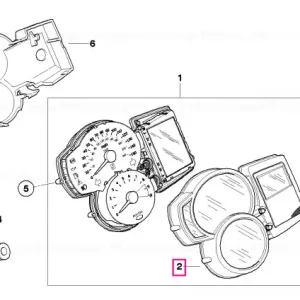 Comandă acum Coperire panou instrumente - BMW Motorrad