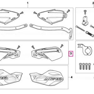 Set protector mână, mic - BMW Motorrad Ofertă limitată