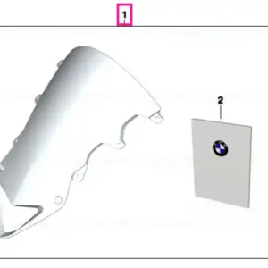 Doar azi Parbriz, colorat - BMW Motorrad