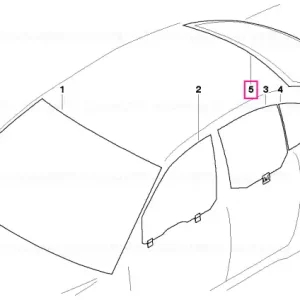 Comandă acum Geam spate verde DAB - BMW
