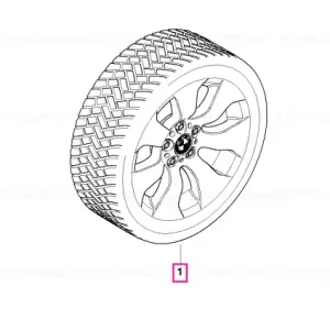 Ultima șansă Roată aliaj iarnă RDC 225/45R17 94V - BMW