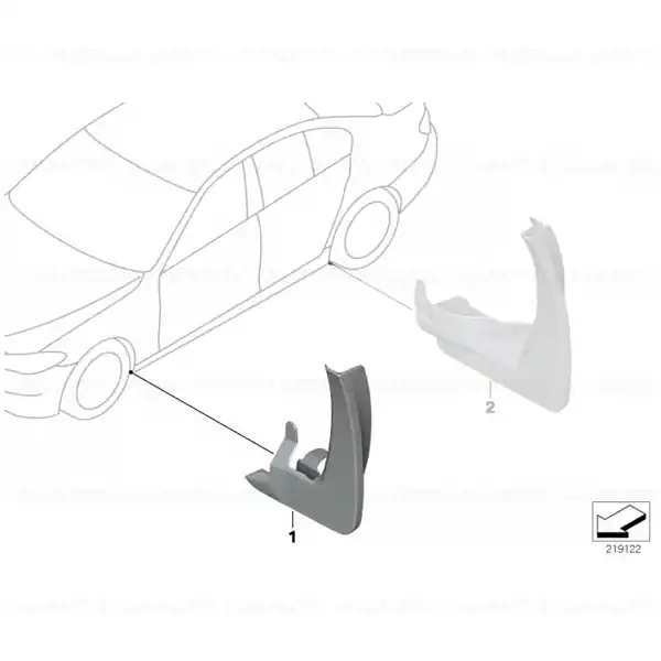 Set aparatori noroi fata F10 - BMW Retur gratuit