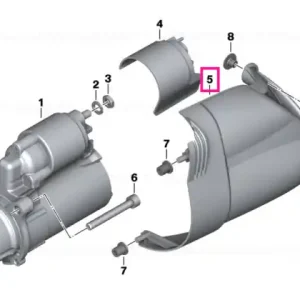Preferatul clienților Capac motor pornire - BMW Motorrad