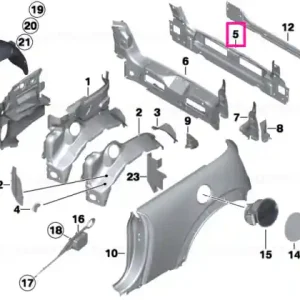 Reducere de preț Panou exterior cărări spate - BMW - Mini
