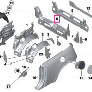 Preț mic Tapițerie coadă interior - BMW - Mini