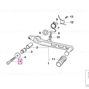 Șurub cap plat M8X40-10.9 ZNS - BMW Motorrad Mai ieftin
