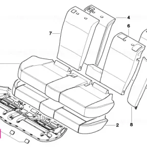 Retur gratuit Capac Isofix, SANDBEIGE - BMW