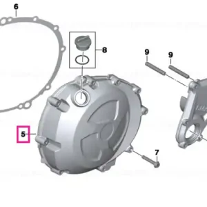 Capac cartera ambreiaj - BMW Motorrad Retur gratuit
