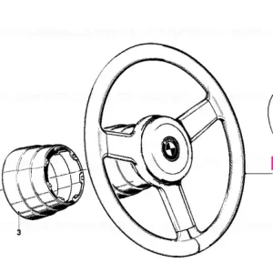 Buton claxon - BMW Comandă acum