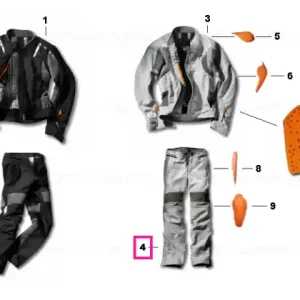 Pantaloni Airflow 4 damă argintiu 40 - BMW Motorrad Calitate înaltă