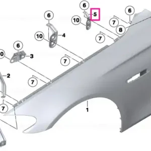 Suport panou lateral față stg 4 - BMW Ofertă specială