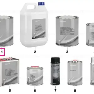 Șpaclu wet-in-wet VOC alb 3000ML - BMW Premium
