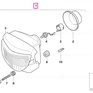 Plată sigură Proiector LV / LHT - BMW Motorrad