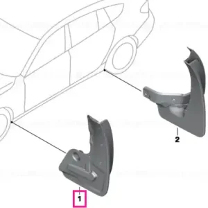 Set aparatori noroi fata F07 - BMW Discount