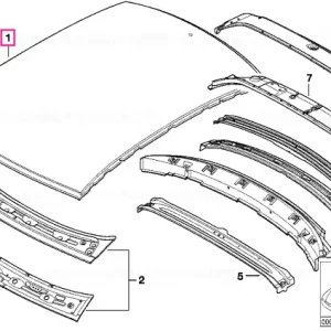 Reducere Panou plafon panoramic - BMW