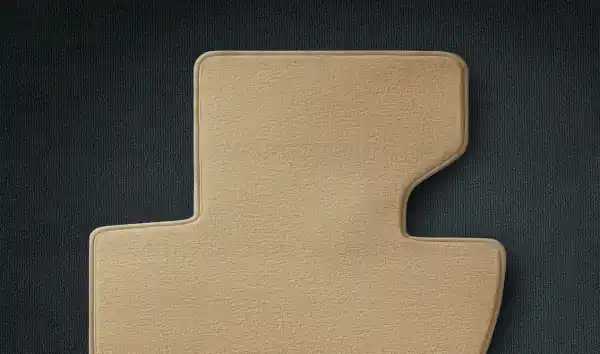 Retur gratuit Covoras zona sofer, Velur, Bej (Beige) - BMW X5 E70, X6 E71 E72