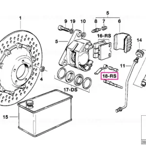 Set piese montaj BREMBO - BMW Motorrad Reduceri