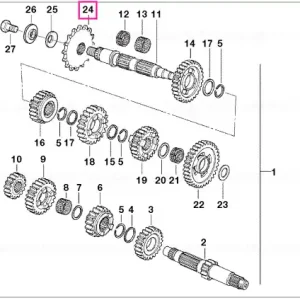 Pinion 15Z 15 Z - BMW Motorrad Doar azi