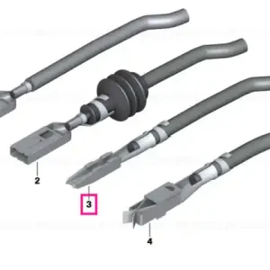 Contact arc plat microcomutator cu cablu 0,5 MM² - BMW Cumpără online