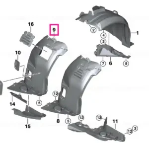 Reducere extra Capac jos stânga - BMW