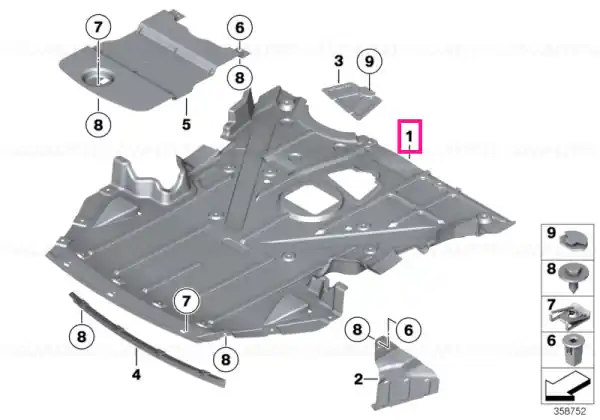Cumpărături sigure Scut motor fata BMW Z4