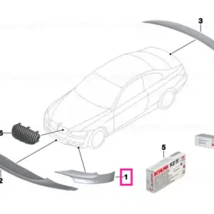 Atașament faţă carbon stânga - BMW Premium