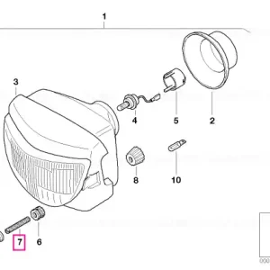 Livrare rapidă Șurub reglare înălțime LG=83MM - BMW Motorrad