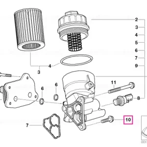 Livrare rapidă Șurub hexagonal cu șaibă M8X25 - BMW - Mini