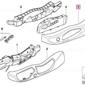 Capac exterior dreapta GRAU - BMW Super ofertă