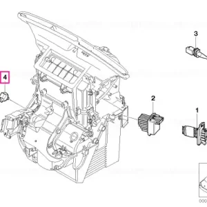 Livrare rapidă Senzor temperatură încălzitor - BMW - Mini