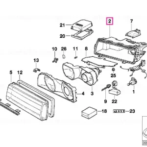 Reducere specială Carcasă far dreapta xenon - BMW