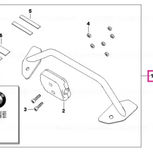 Reducere extra Set montare colieră Navigator IV - BMW Motorrad