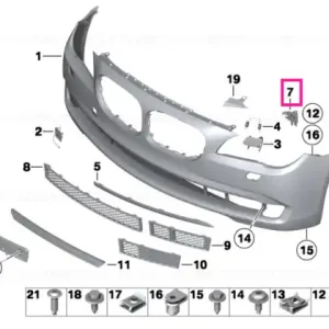 Set suporturi senzor PDC față PDC - BMW Reducere