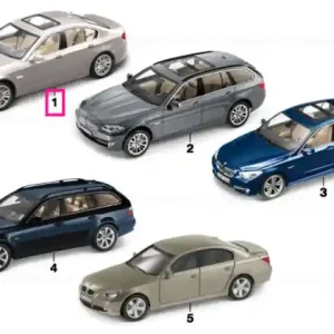 Chilipir Miniatura BMW 1:18 550i F10 SILVER SILVER TITAN