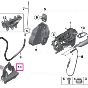 Discount Placa adaptor fata stanga - BMW