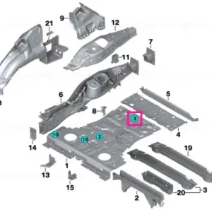 Traversă spate pentru suport punte spate - BMW Plată securizată